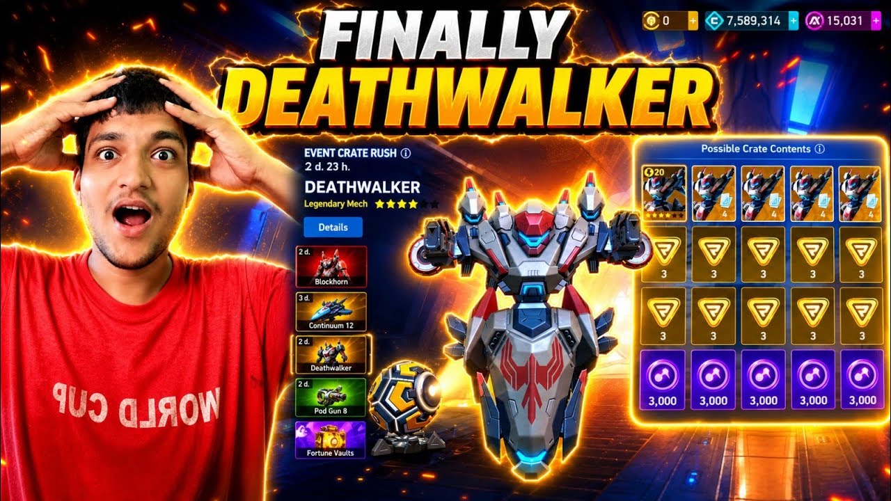 #163 THE DEATHWALKER ECR WE ALL ARE WAITING FOR 🔥✨|MECH ARENA| #mecharena #gaming #newevent #ecr