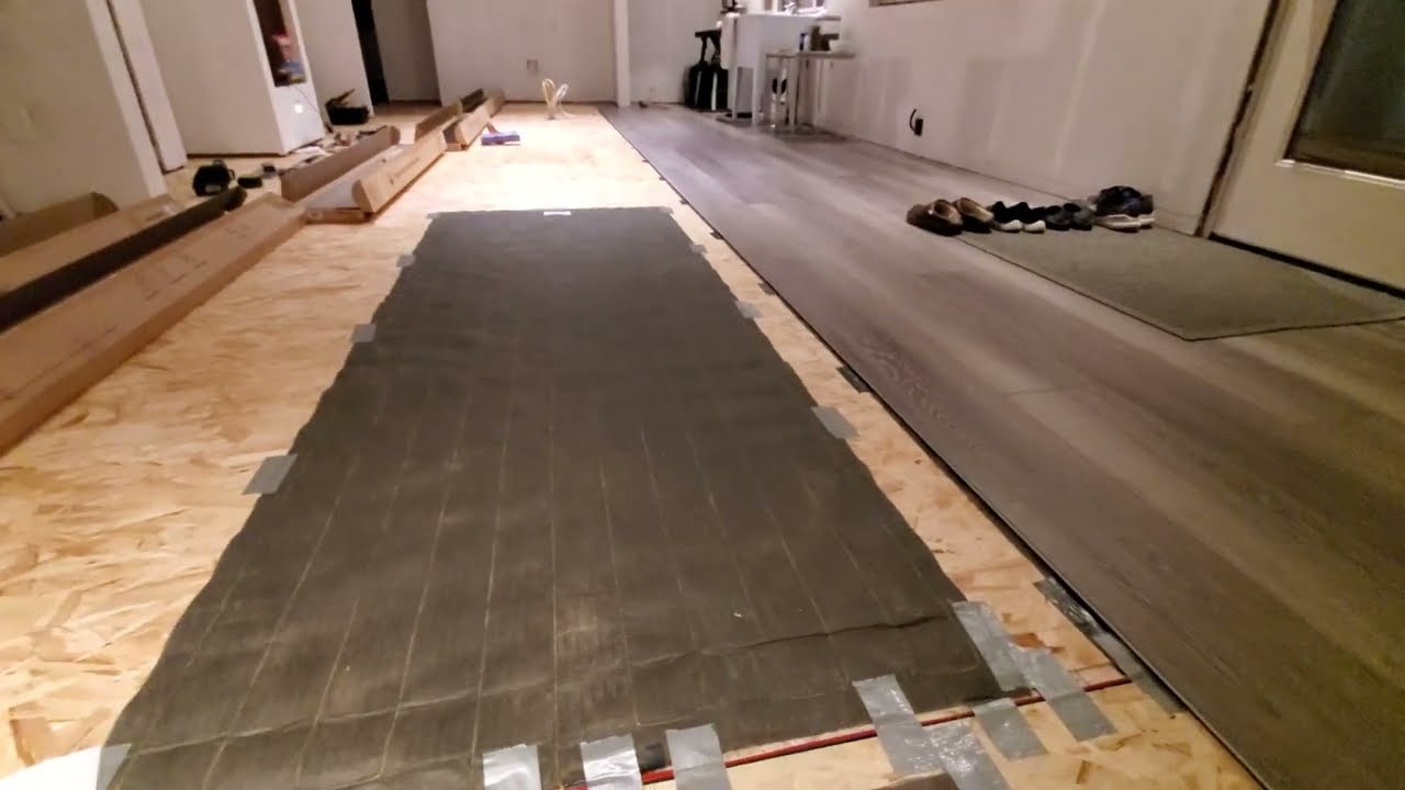 ThermoSoft WarmStep DIY installation