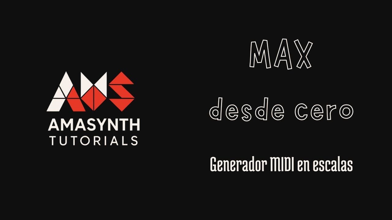 012 - Generar notas MIDI en distintas escalas con el objeto coll en Max/MSP