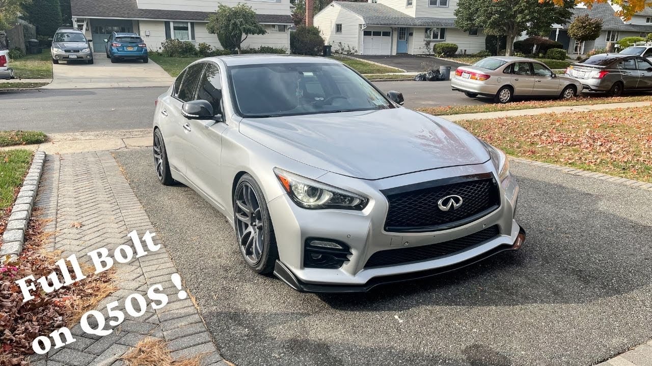 Infiniti Q50S с обвесом Ark Grip (вид от первого лица)