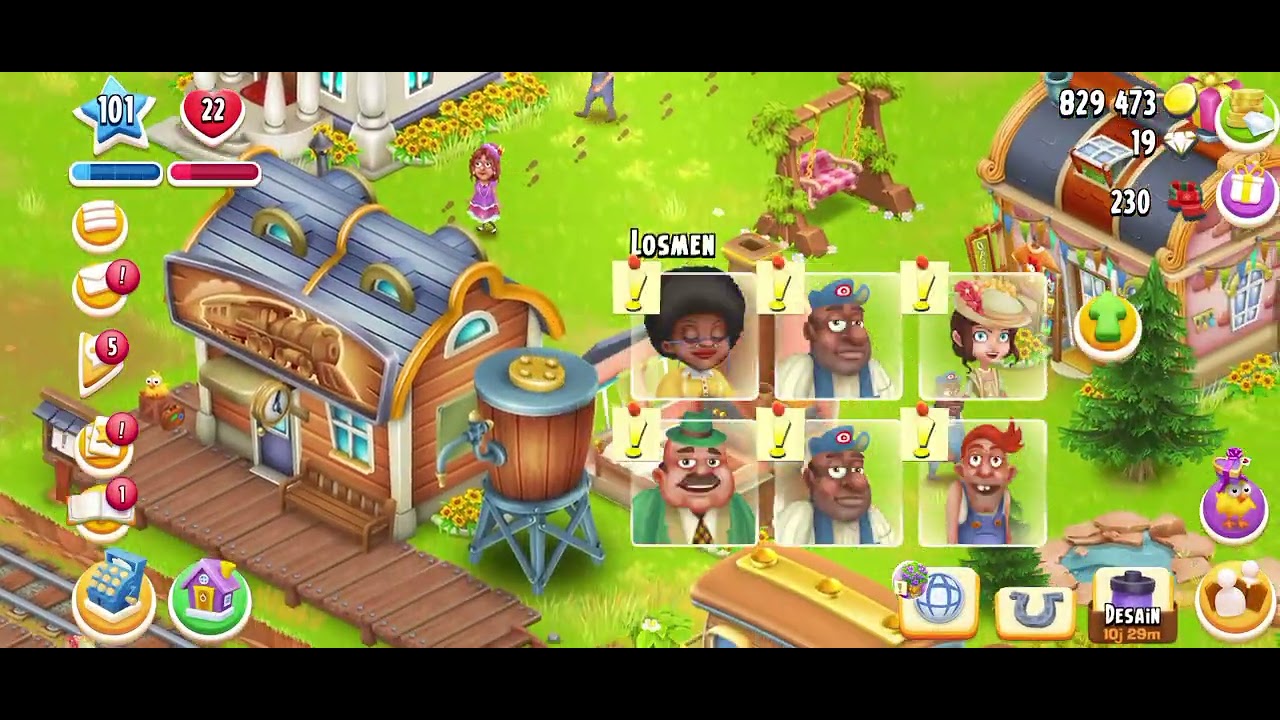 Hay day level 101 day 7