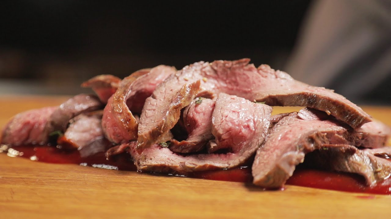 Flank steak s uzením v konvektomatu