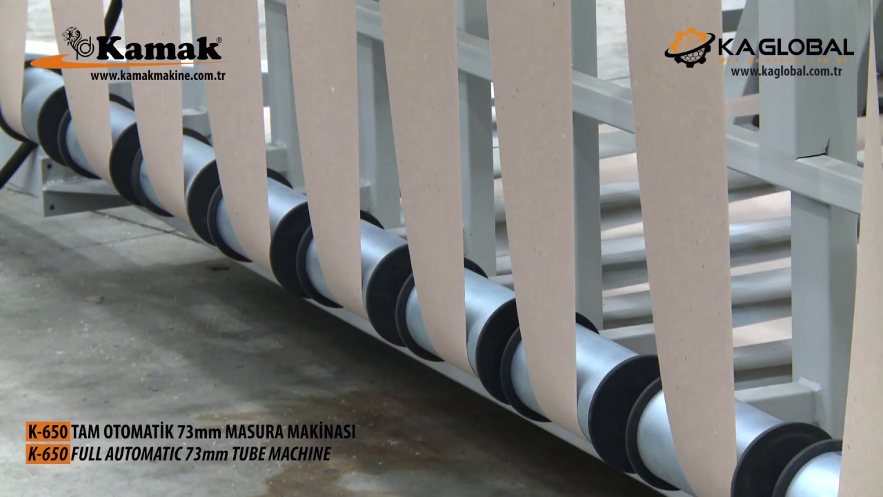 K-650 Tam Otomatik 73mm Masura Makinası // Full Automatic 73mm Tube Machine
