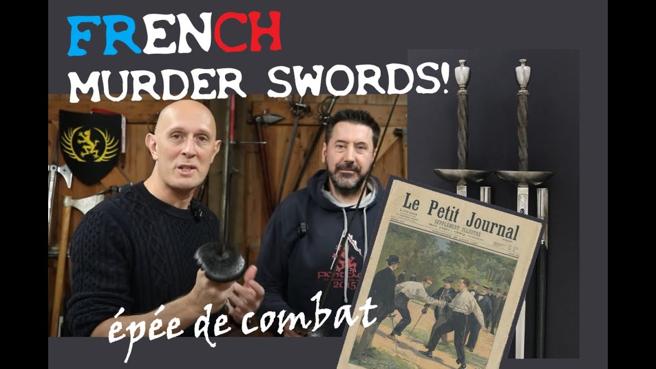 French Dueling Swords: épée de combat & the origin of épée FENCING