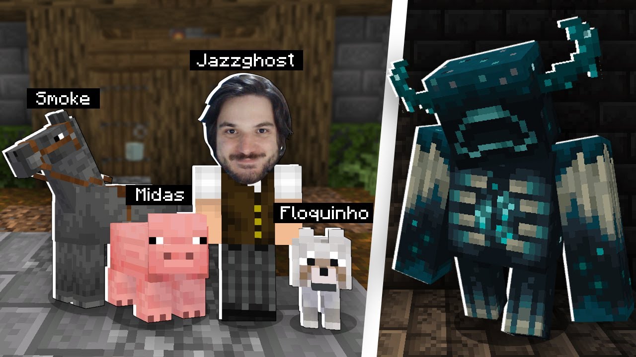 VOLTEI NO MINECRAFT ORIGENS PRA DERROTAR O WARDEN!
