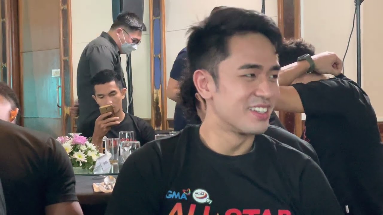 Mavy Legaspi expects Kyline Alcantara to watch him play at GMA NCAA ALL STAR GAMES