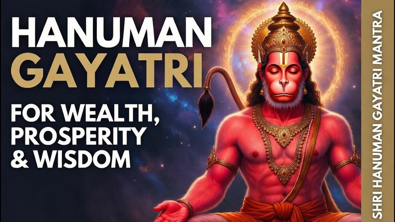 Powerful Hanuman Gayatri Mantra | Remove Fear & Negative Energy