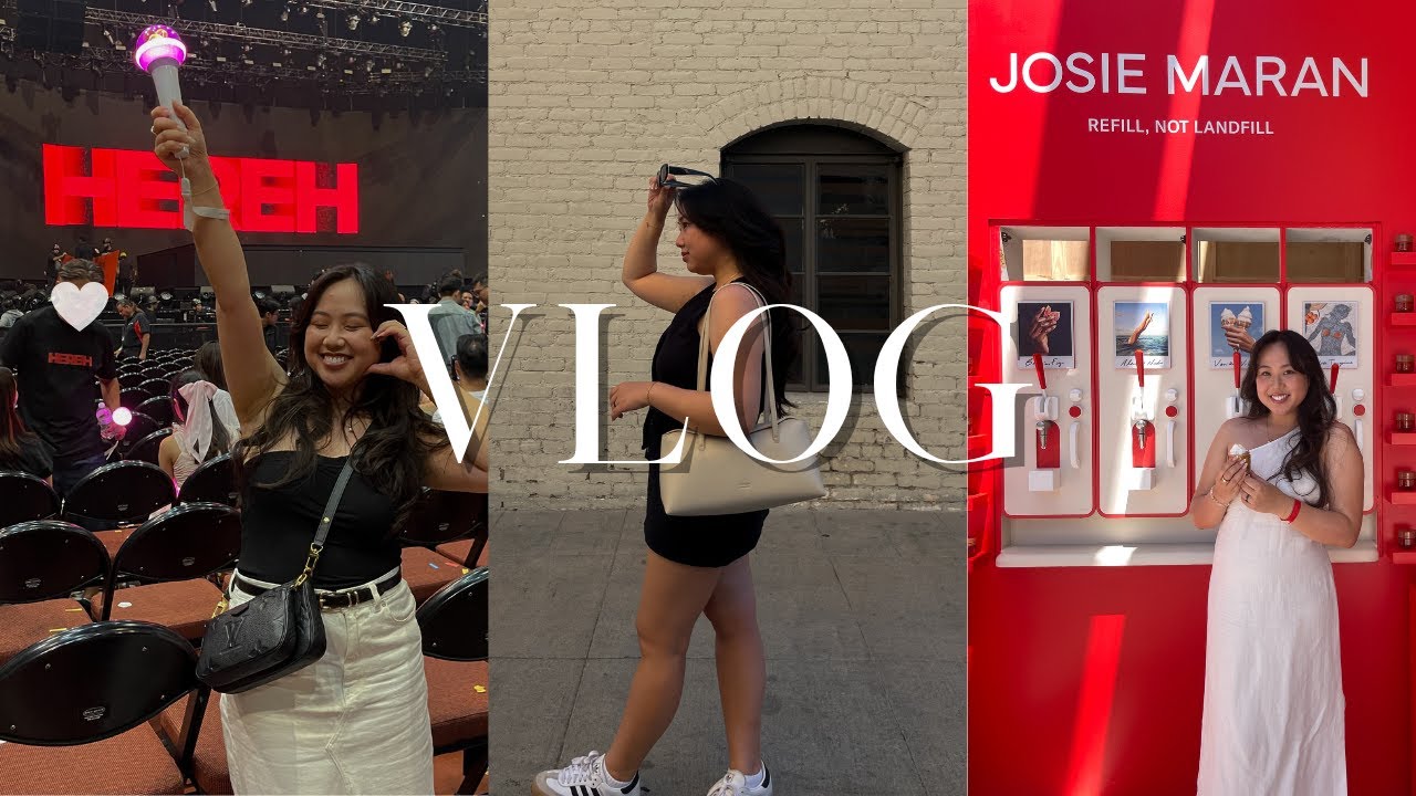 a busy summer ☀️ | IU concert, josie maran event, disney day, paint class