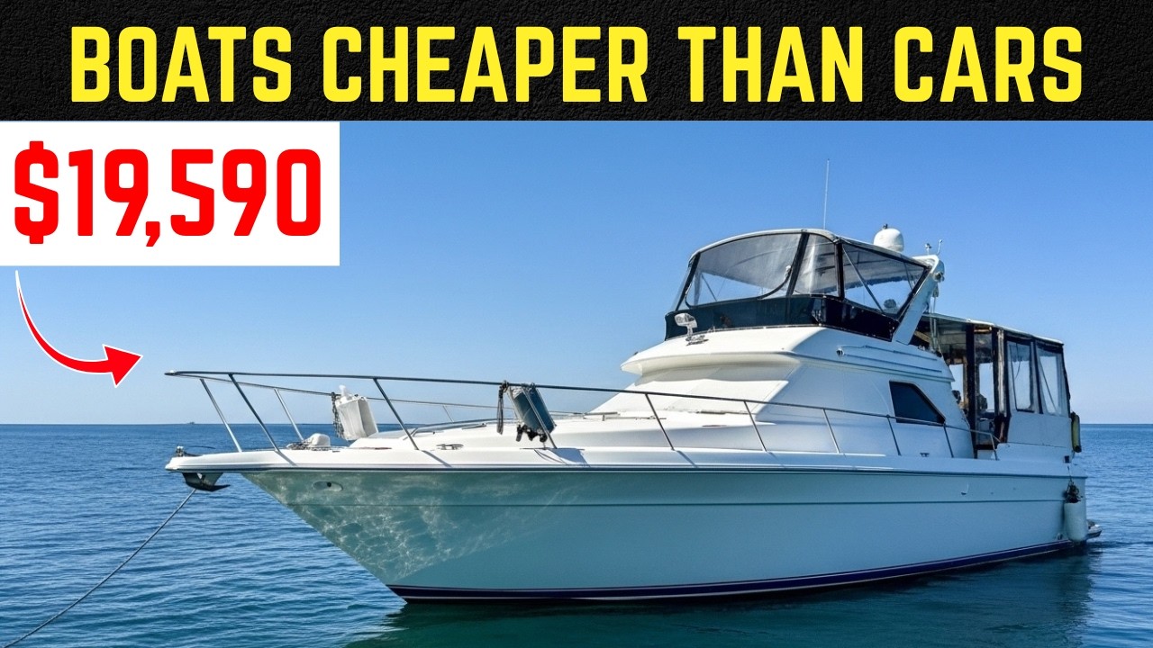 10 BIG Boats You Can Buy for the Price of a Car.