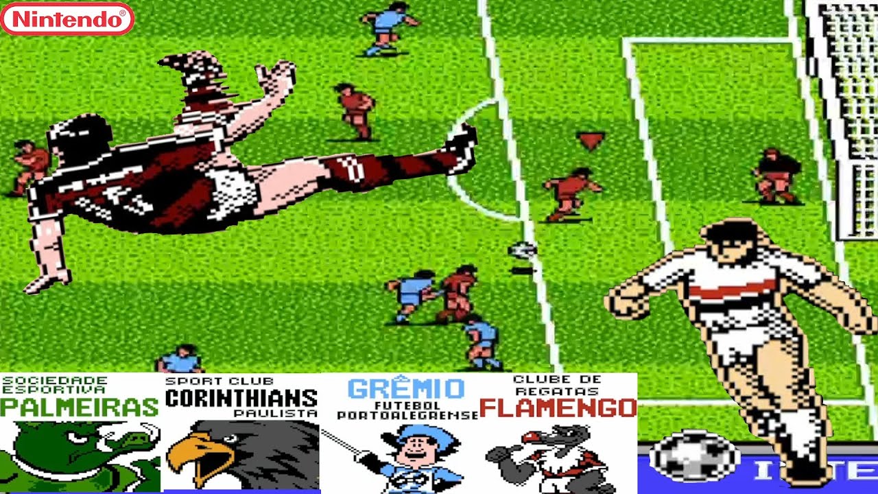 O Brasileirão do Nintendinho (NES) -  Winning Goal Mod