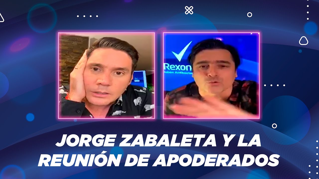 Jorge Zabaleta y la reunión de apoderados
