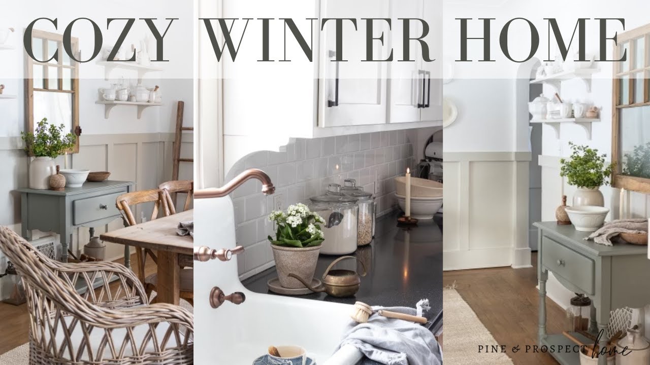Cozy Winter Kitchen and Dining Room Tour