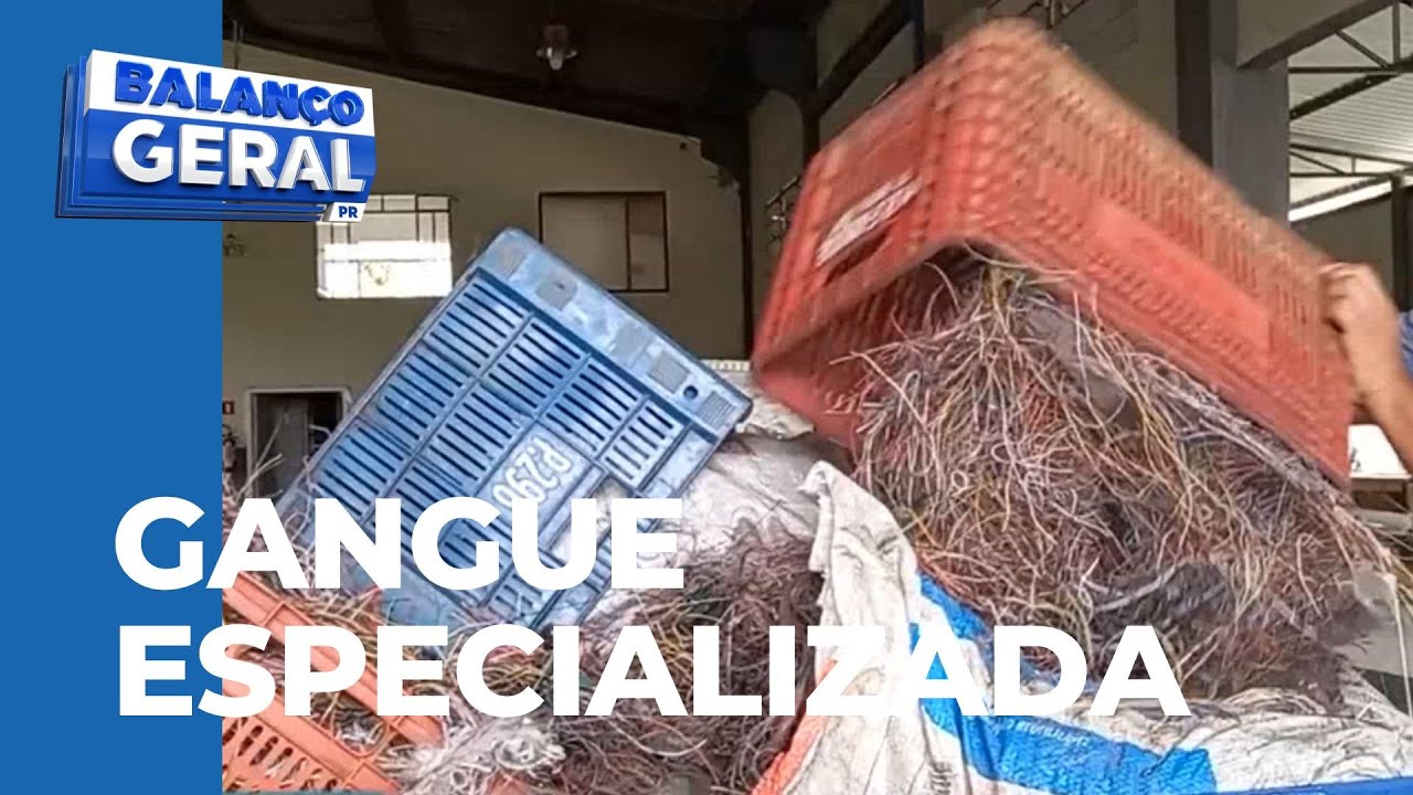 Polícia apreendeu máquinas de triturar fios de cobre e 5 pessoas foram presas