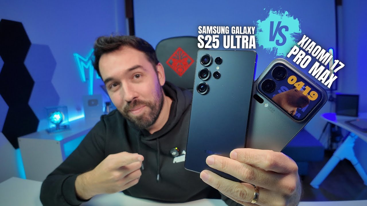 QUAL É O MELHOR ANDROID? XIAOMI 17 PRO MAX VS GALAXY S25 ULTRA