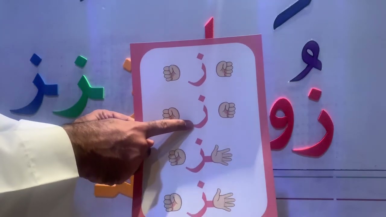 شرح حرف ( ز ) و هجاء كلمات لطلاب الصف الأول ١٤٤٦ هـ