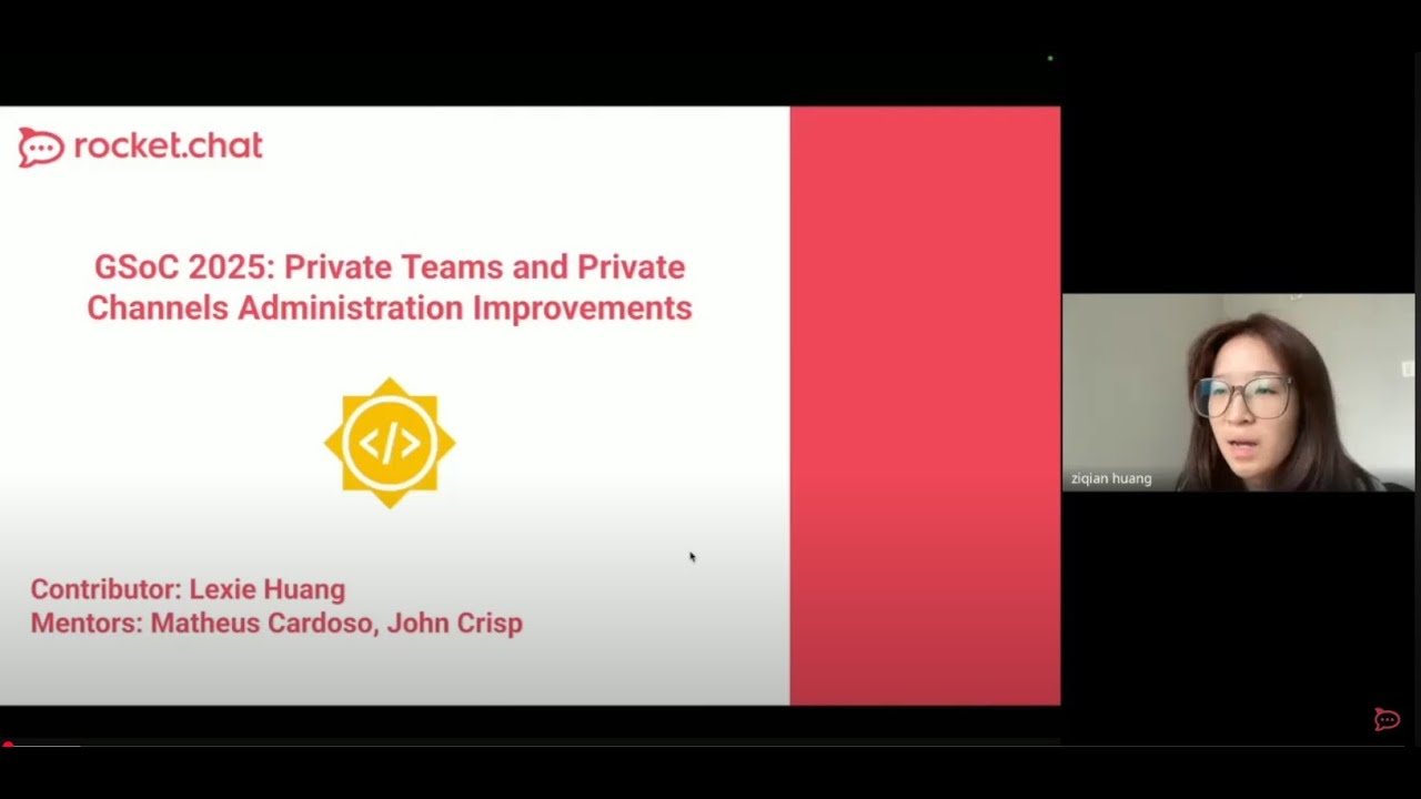 Lexie Huang - Private Teams and Private Channels Administration - Open Source Demo Day 2025