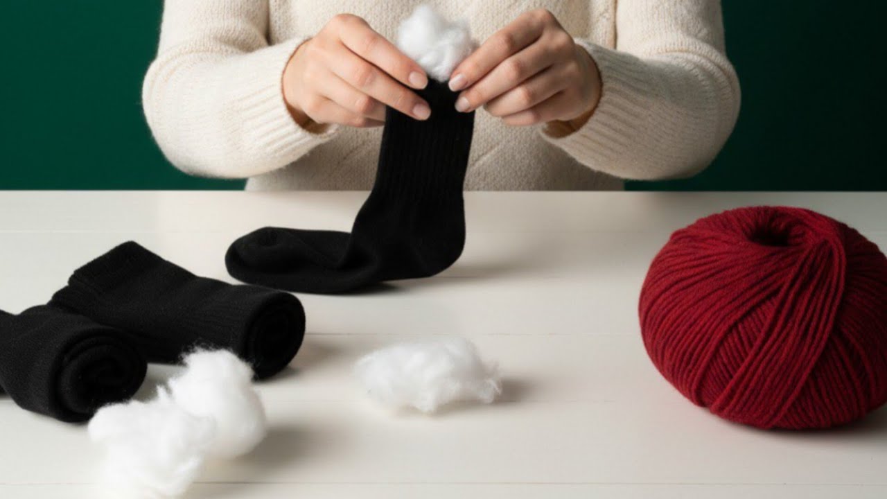 Only ONE Sock?! 🧦 Make This Adorable Penguin Keychain | Easy DIY