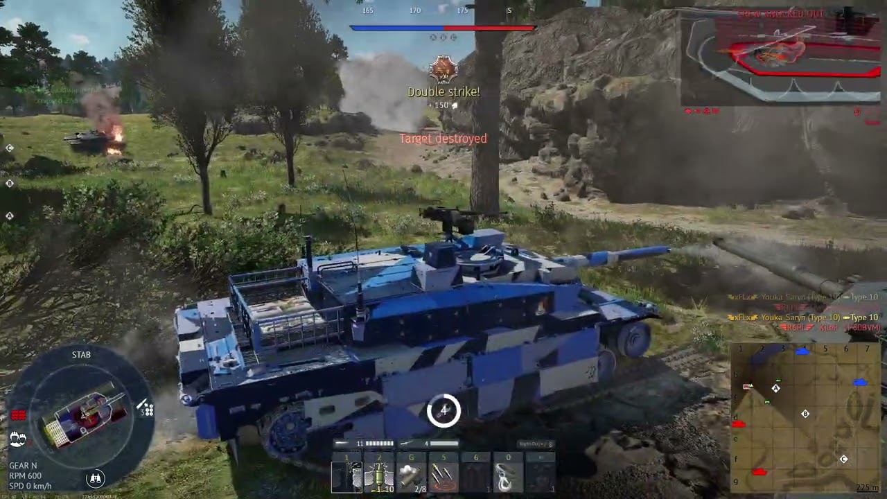 [War Thunder] Squadron Battles 12.7 xFLx vs R6PL