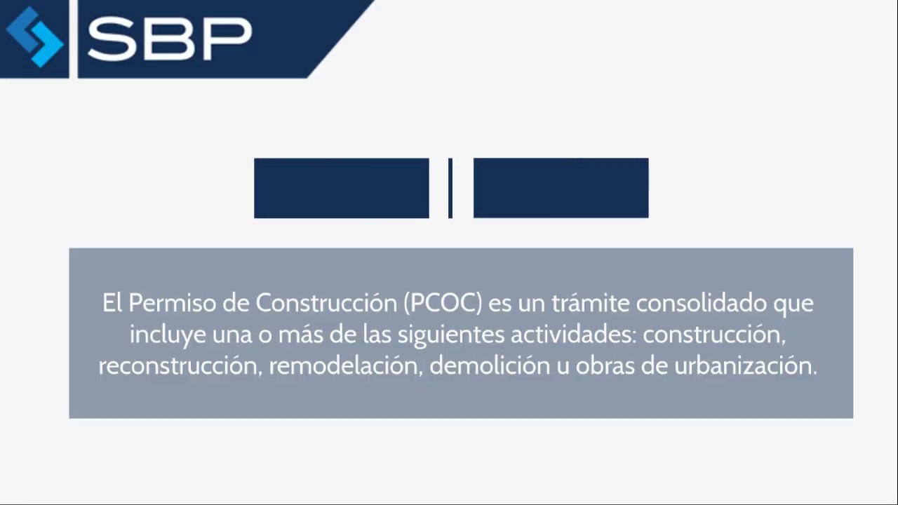 SBP - Permiso de Construcción