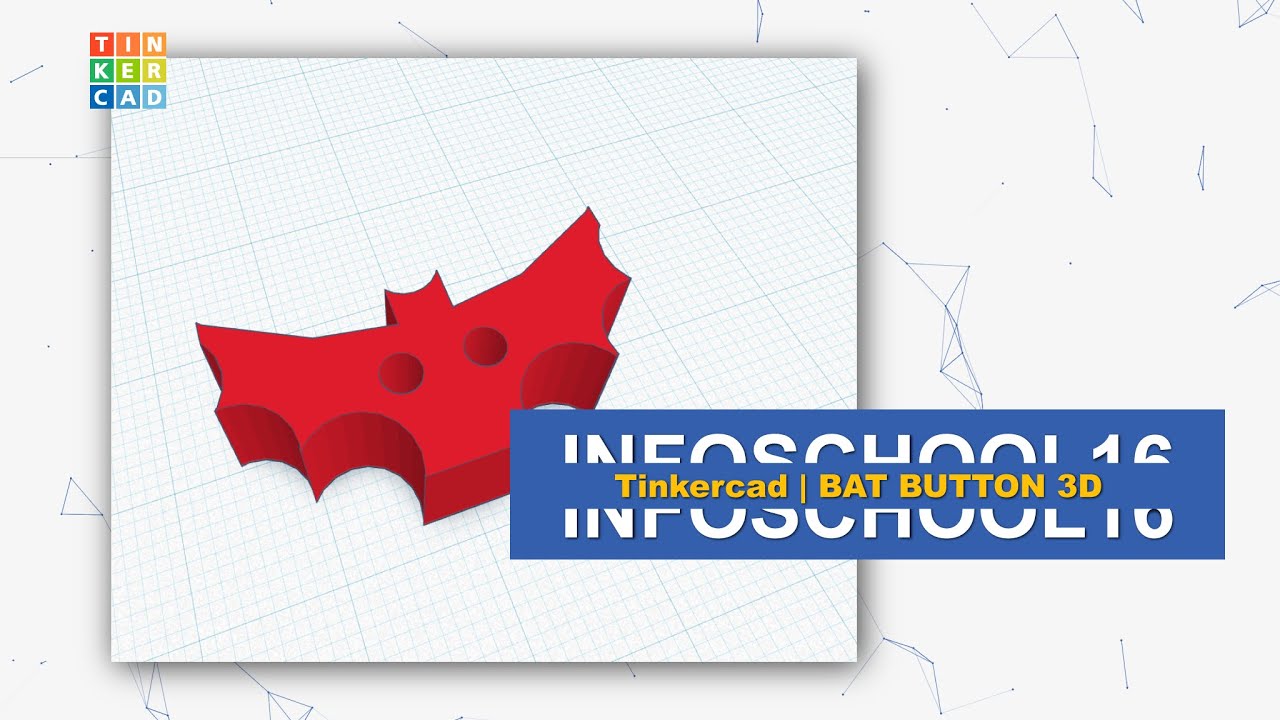 Bat button | TINKERCAD