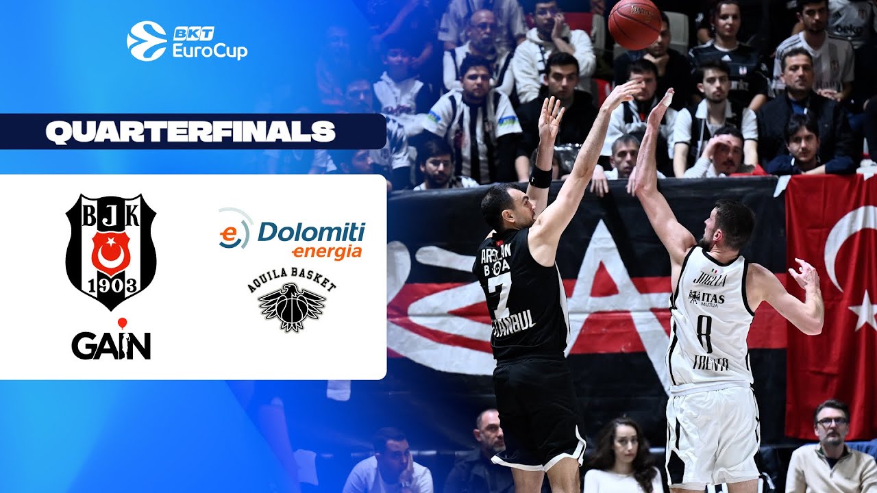 Besiktas GAIN - Dolomiti Energia | Quarter-Finals | Highlights | 2025-26 BKT EuroCup
