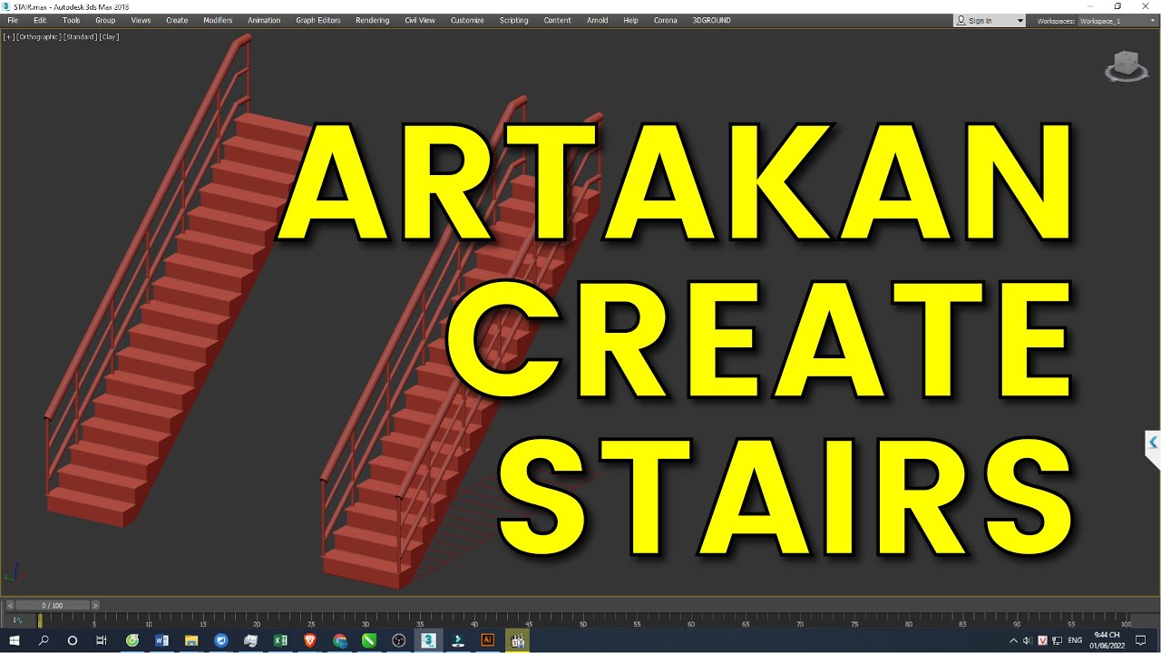 Artakan Create Stairs (3ds Max Plugins & Scripts) | Eris Graphic