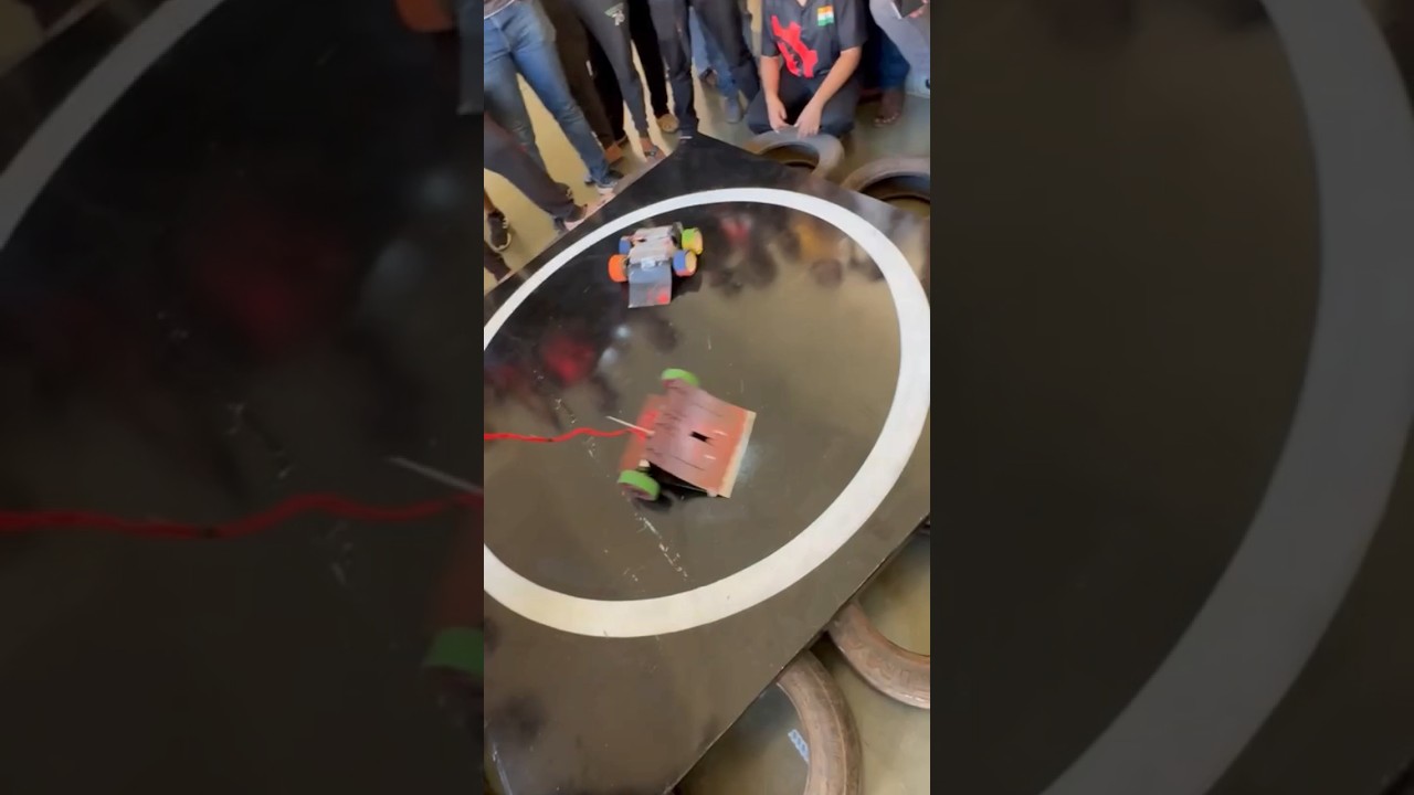 Robosumo On Fire 🔥#robotics #viral #shorts #short