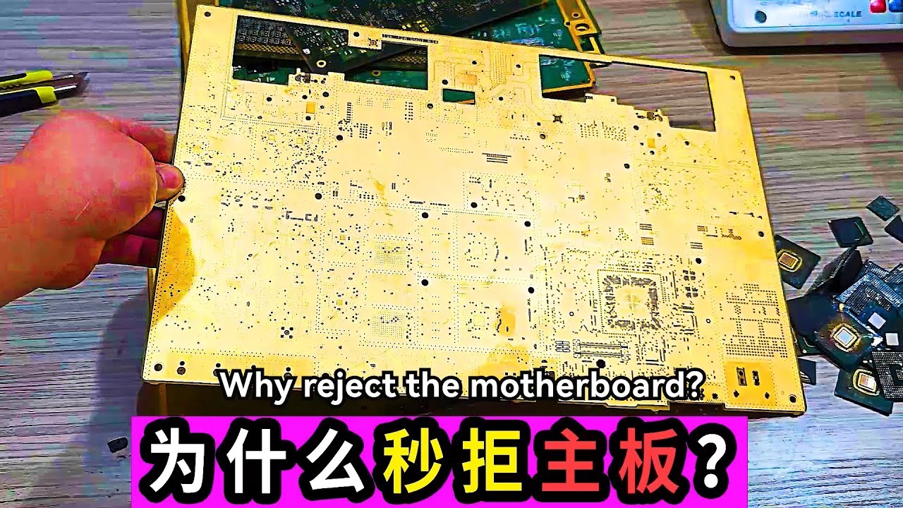 老大南为什么不接主板炼金的活儿？来看看这些镀金板子的提炼你就明白了！Why doesn't Boss Nan take over the main board's alchemy work?