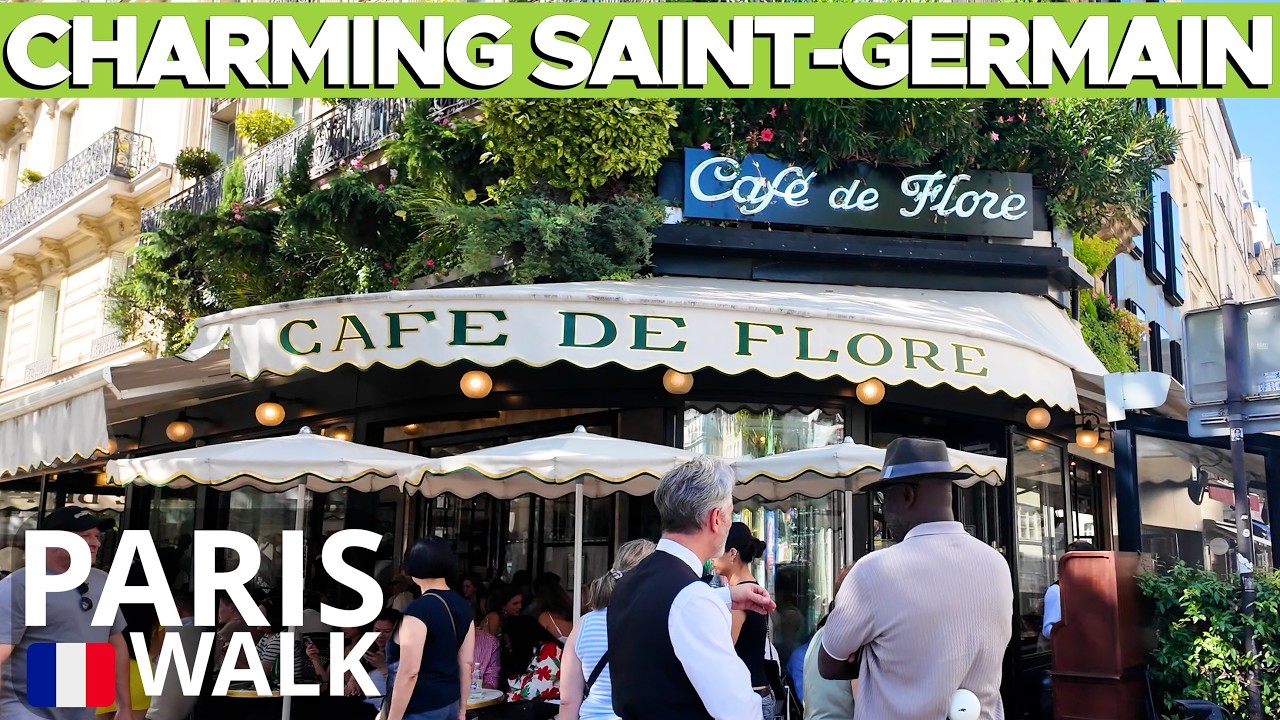 Paris Walks - A Charming Stroll in SAINT-GERMAIN (with captions & map)