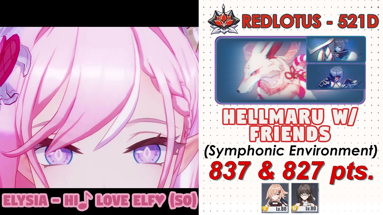 Honkai Impact 3rd: Ex Abyss RedLotus (521D) V8.5 | Hellmaru (Symphony) | HLE(S0) w/ FDD & PAWS(S0)