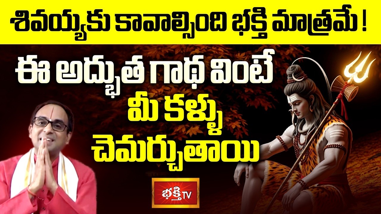 శివయ్యకు కావాల్సింది భక్తి మాత్రమే! ఈ అద్భుత గాథ వింటే మీ కళ్ళు చెమర్చుతాయి | Shiva Leelalu