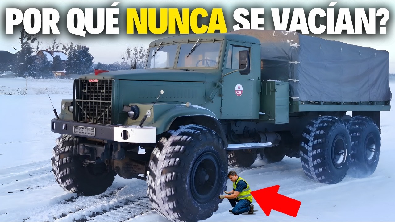 El POTENTE Camión de la Ingeniería Soviética