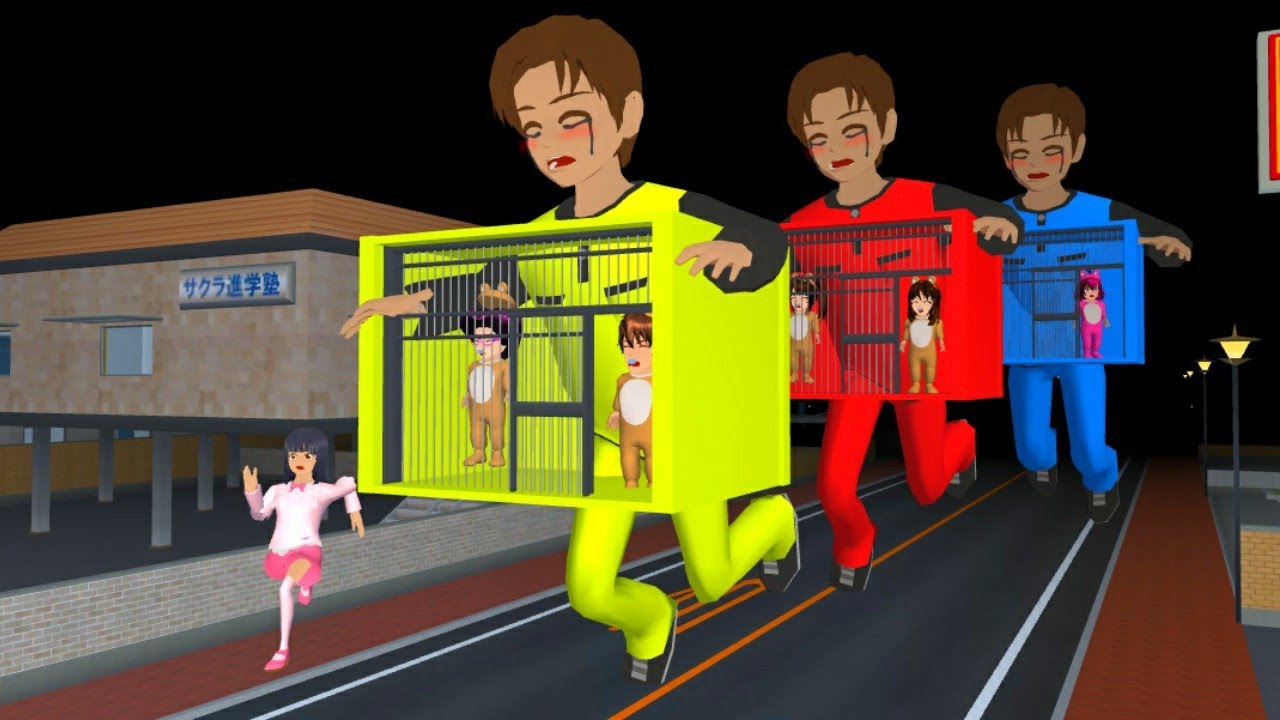 Baby celine diculik monster yuta disakura school simulator