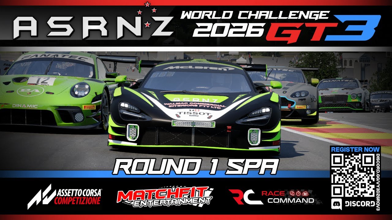 ACC // ASRNZ | 2026 | GT3 /// WORLD CHALLENGE  | ROUND-2