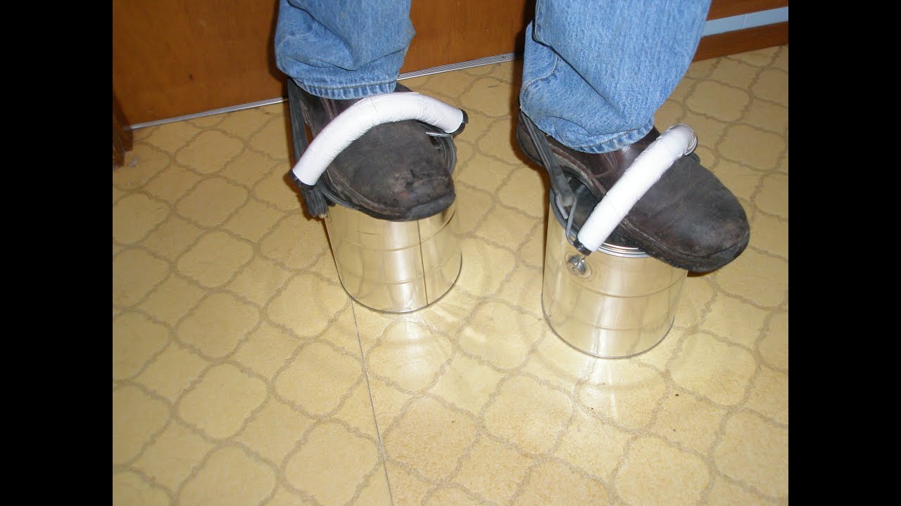 Paint can stilts
