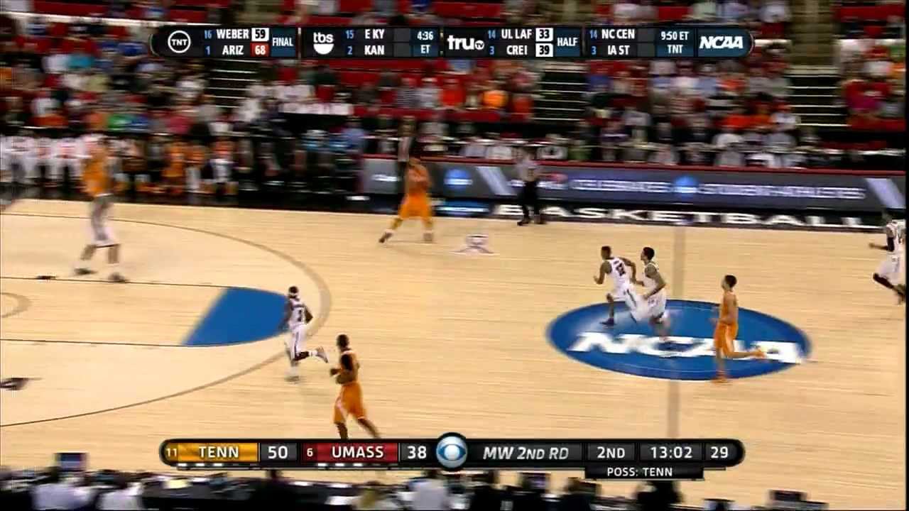 Tennessee Basketball Highlights NCAA Tournament vs. UMass (3/21/14)