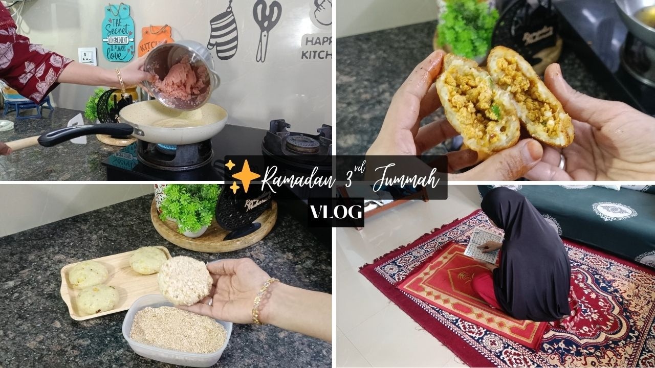 ✨Ramzan Special | 3rd🤲 Jummah + Street Style Keema Aloo Tikka😋