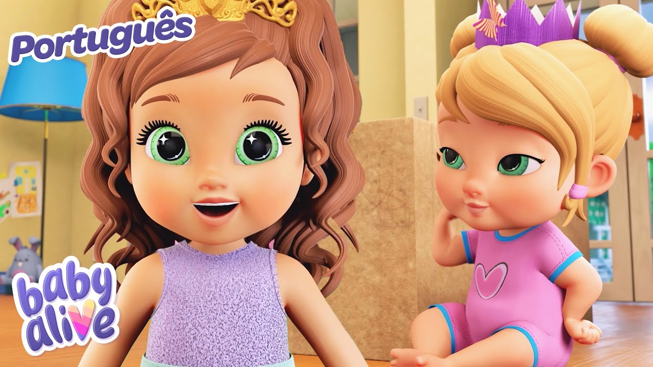 A Princesa M&aacute;gica Ellie 👑✨ V&iacute;deos para beb&eacute;s 🌈🍼 Baby Alive em Portugu&ecirc;s 🐣 Desenhos animados infantis