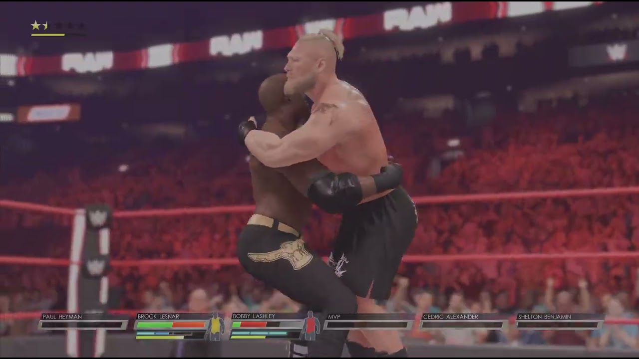 WWE brock vs bobby 