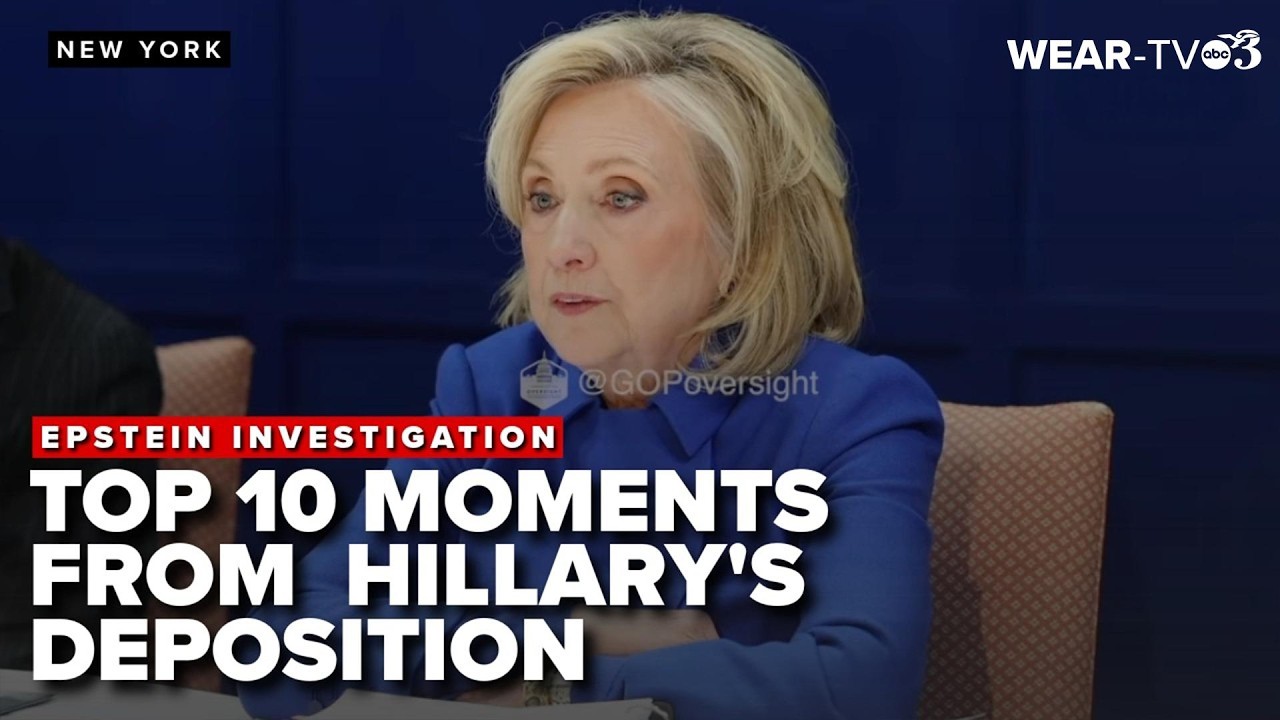 10 MOMENTS you can't miss from Hillary Clinton's EPSTEIN DEPOSITION
