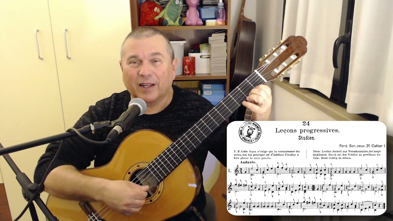 Suoniamo la Chitarra - Lezione 80 - Sor, Lezione op. 31 n° 1