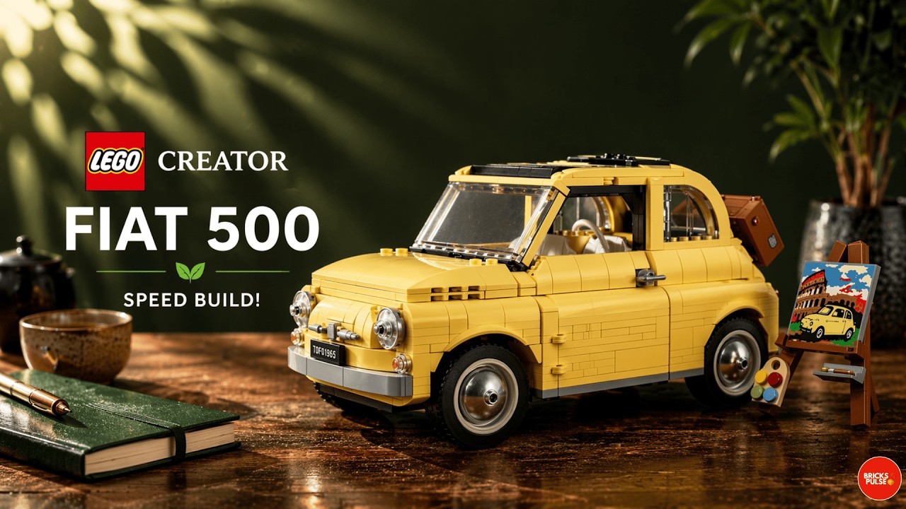 LEGO Icons | LEGO Fiat 500 Yellow | set 10271