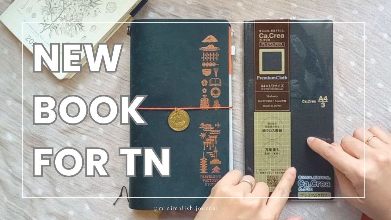 New Journaling book for TN standard | High quality Japanese notebook called Ca.Crea