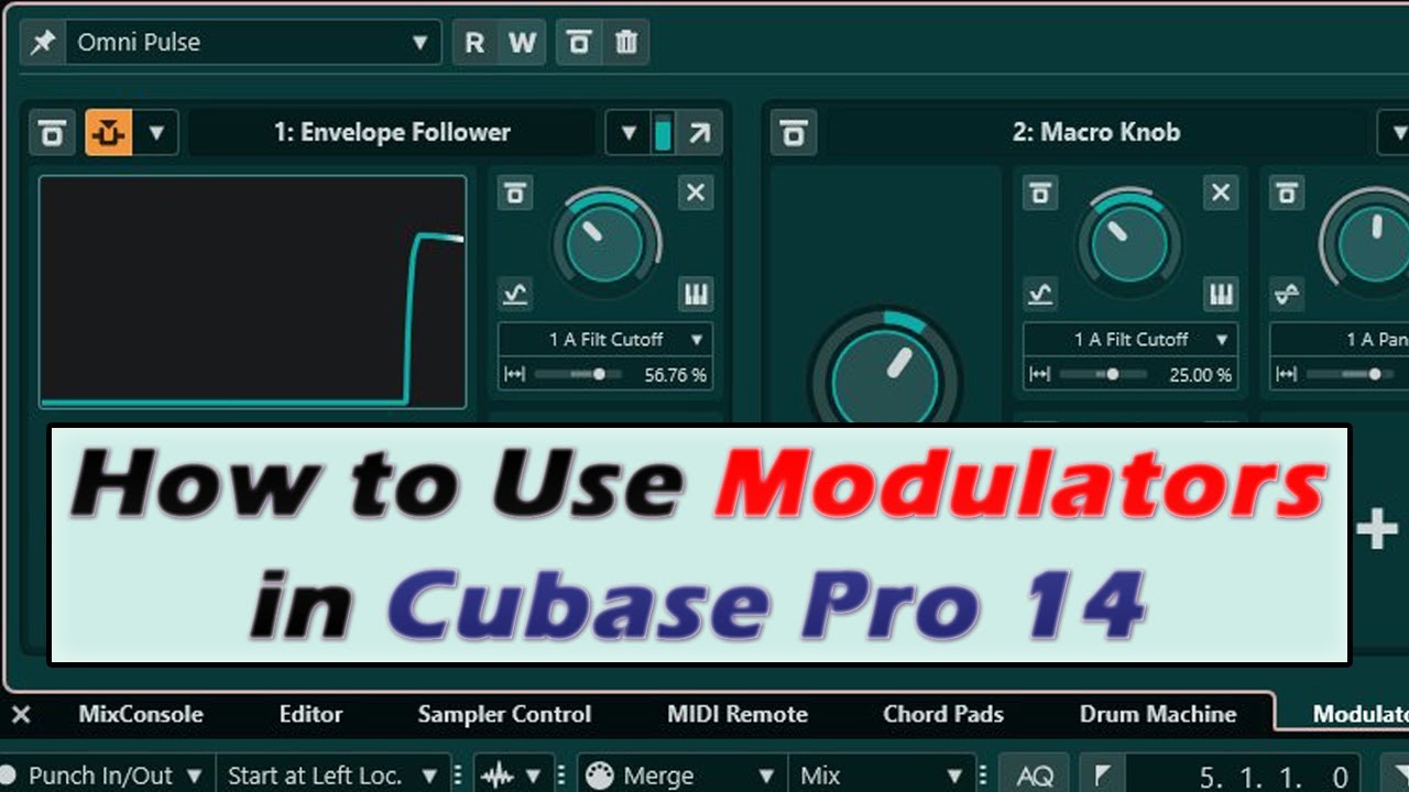 How to Use Modulators in Cubase Pro 14
