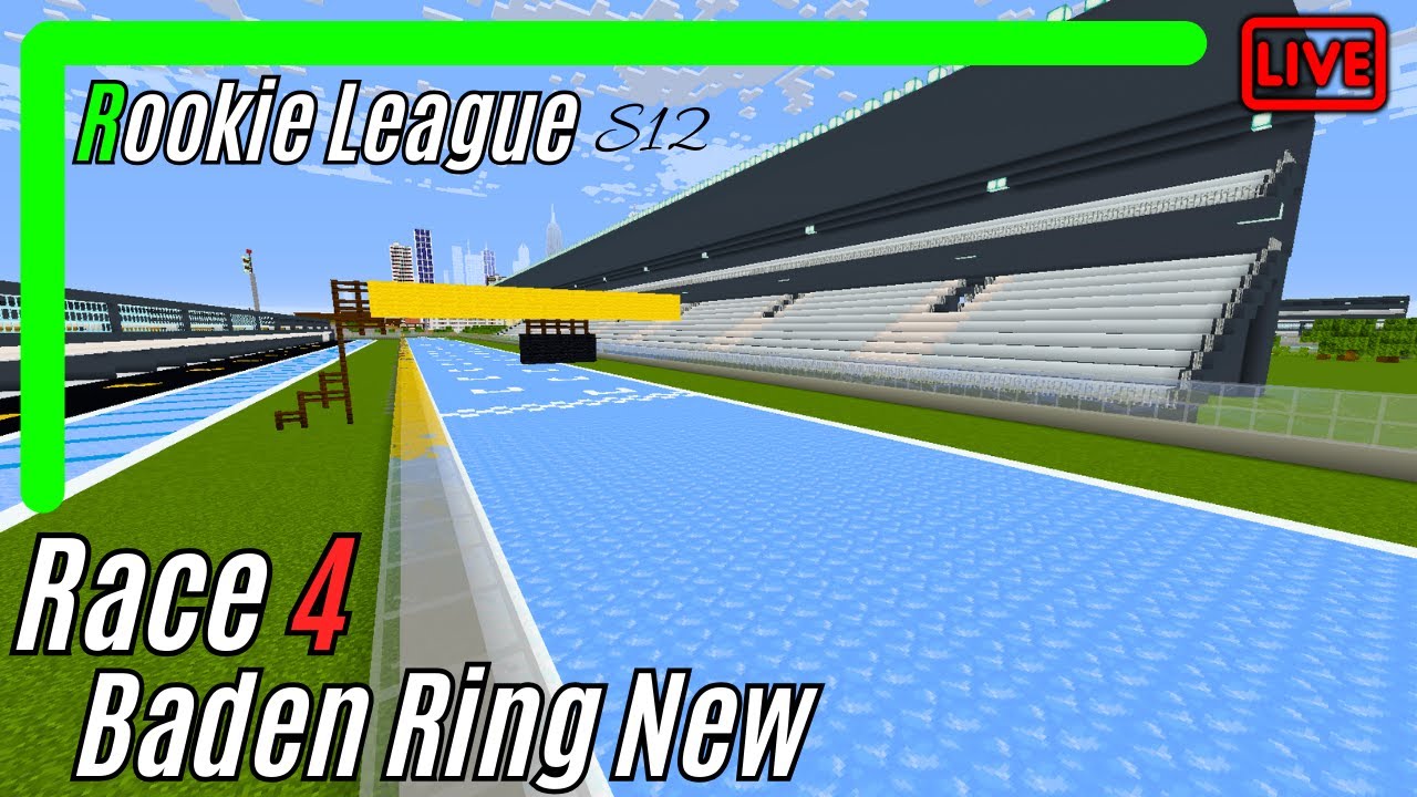 Rookie League, Race 4 - Baden Ring New | BRWC | Minecraft Ice Boat Racing League