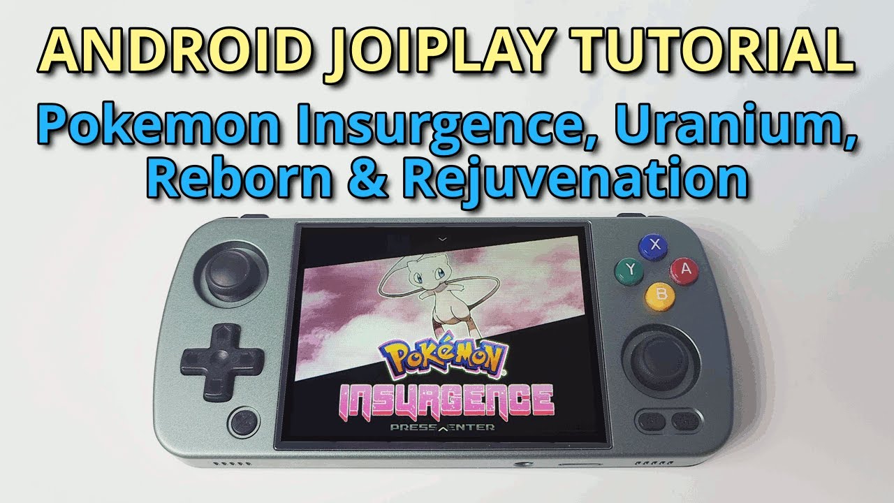 Pokemon Insurgence, Uranium, Reborn & Rejuvenation on Android - JoiPlay Tutorial