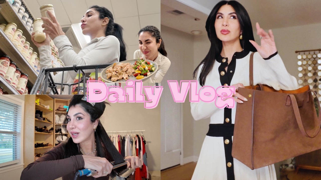 grwm & healthy habits | تحضرو معي، مكياج، وعادات صحية