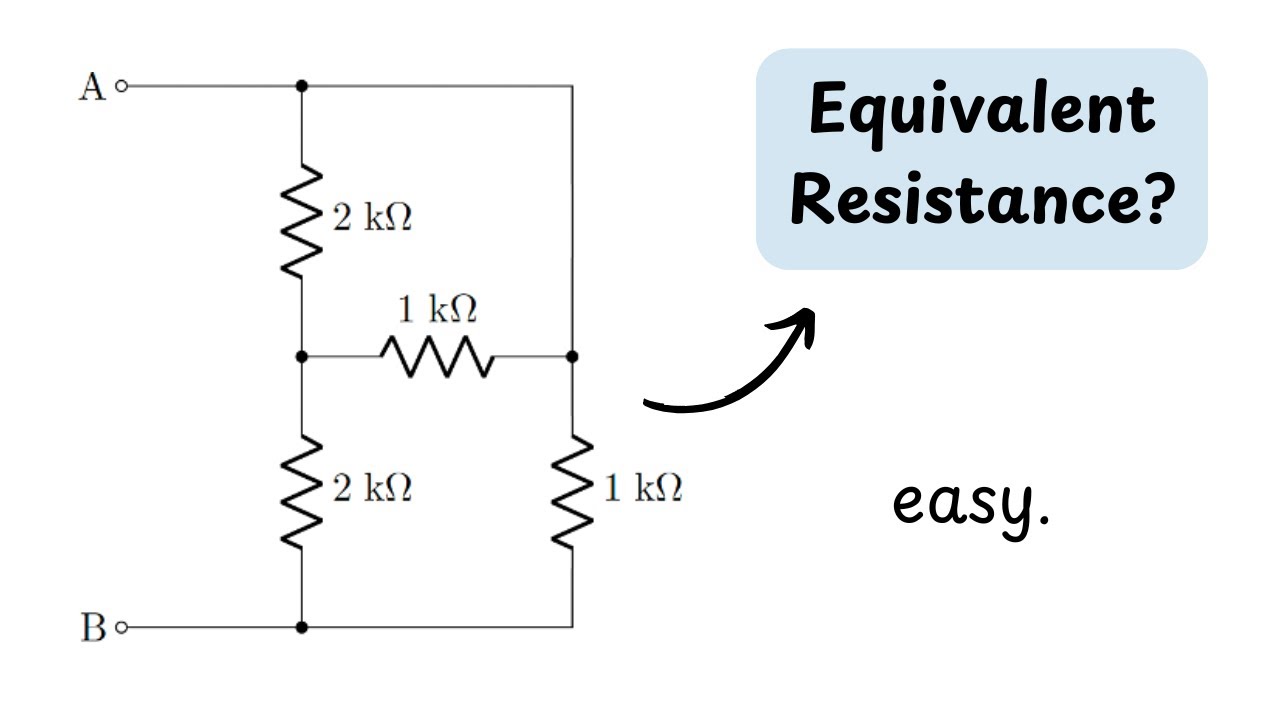 Equivalent Resistance Calculation – Easy Problem