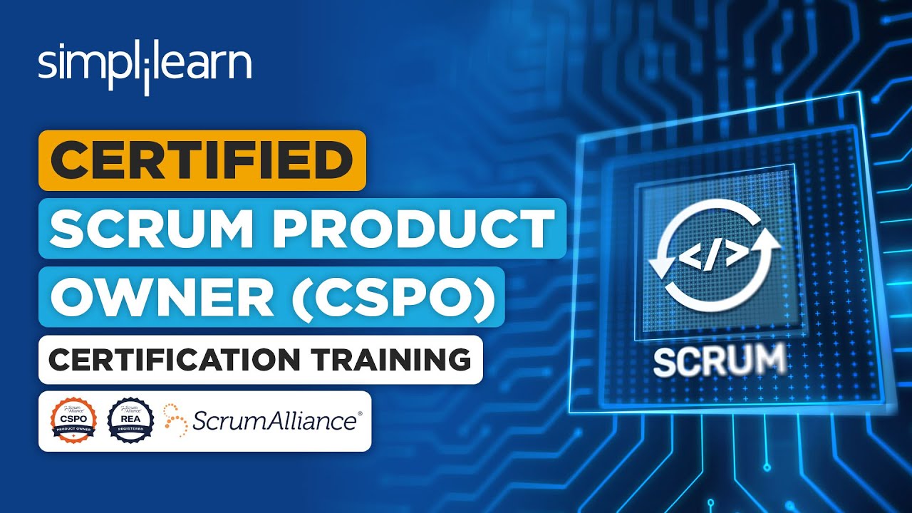 Certified Scrum Product Owner Certification Training | CSPO Certification | Simplilearn