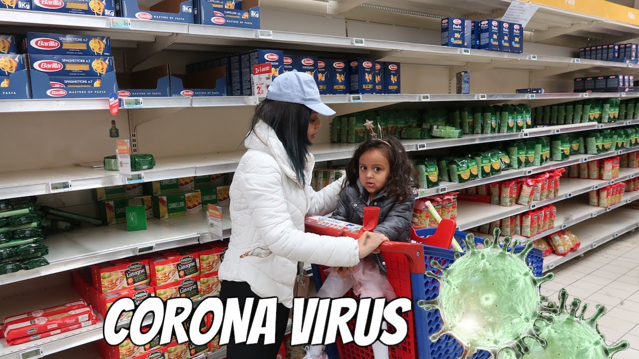 COMO EST&Atilde;OS OS SUPERMERCADO EM PARIS POR CAUSA DO CORONA VIRUS?! | R&Ecirc; ANDRADE Familia da R&ecirc;